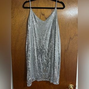 A New Day Sequin Slip Dress